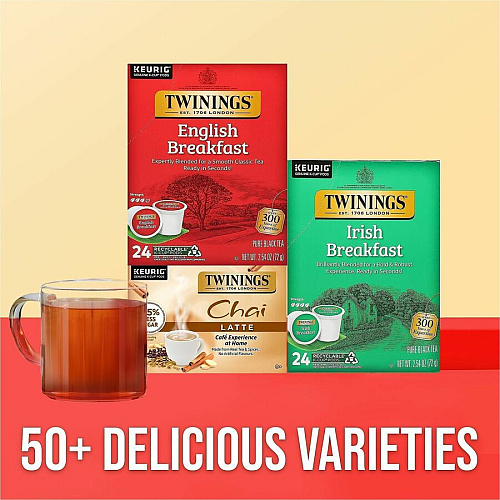 Twinings of London English Breakfast Black Tea K-Cup (08755)