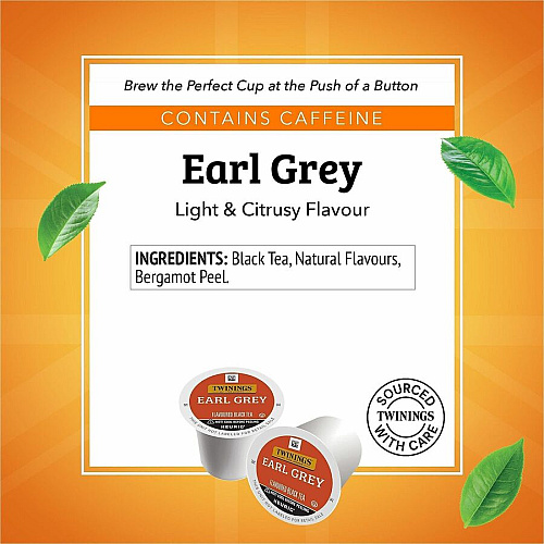 Twinings of London Earl Grey Flavoured Black Tea K-Cup (08756)