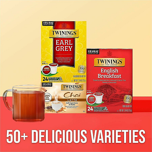 Twinings of London Earl Grey Flavoured Black Tea K-Cup (08756)