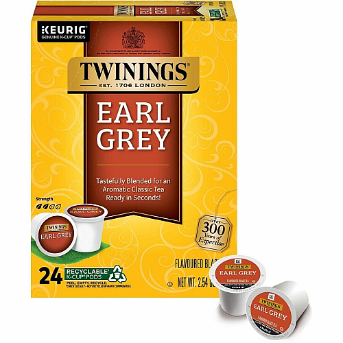 Twinings of London Earl Grey Flavoured Black Tea K-Cup (08756)