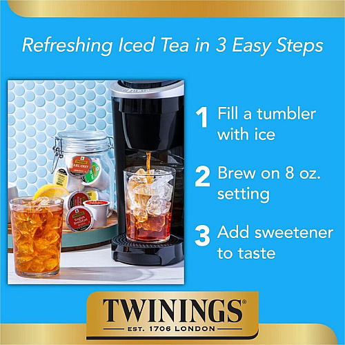 Twinings of London Decaf English Breakfast Black Tea K-Cup (08757)