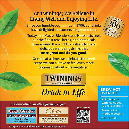 Twinings of London Chai Flavoured Black Tea K-Cup (09954)