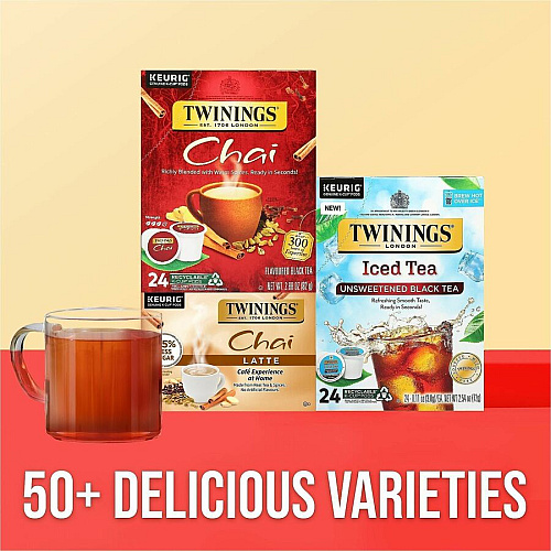 Twinings of London Chai Flavoured Black Tea K-Cup (09954)