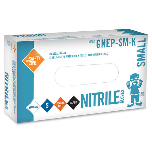 Safety Zone Medical Nitrile Exam Gloves (GNEPSMK)