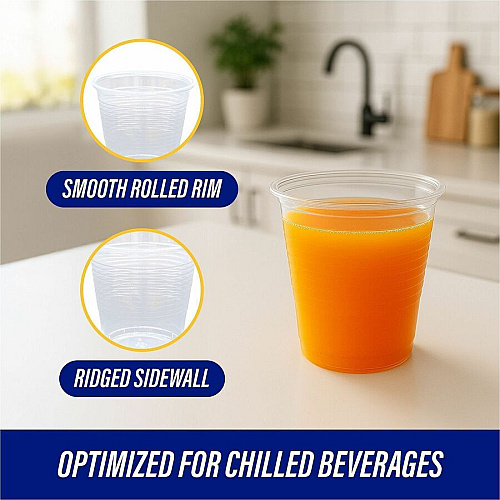 Genuine Joe 5 oz Transparent Beverage Cups (10500)