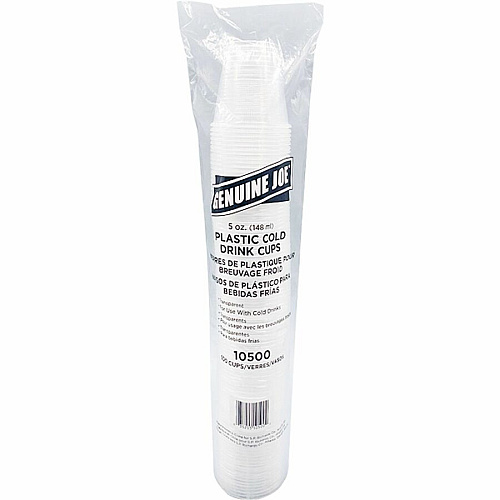 Genuine Joe 5 oz Transparent Beverage Cups (10500)