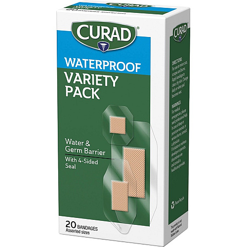 Curad Assorted Waterproof Transparent Bandages (CUR5108)