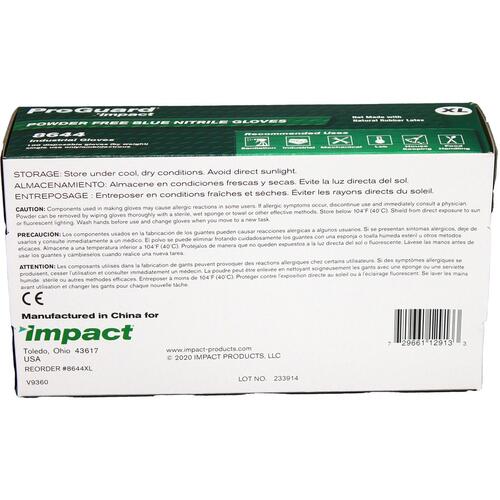 ProGuard PF Nitrile General Purpose Gloves (8644XLCT)