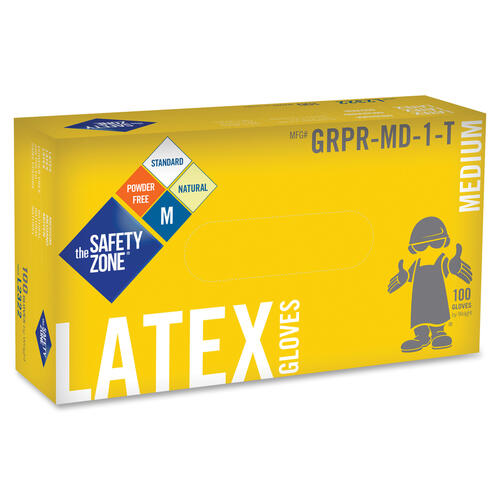 Safety Zone 5 mil Latex Gloves (GRPRMDT)