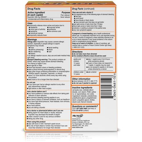Motrin IB IB IB Ibuprofen Tablets (48152)