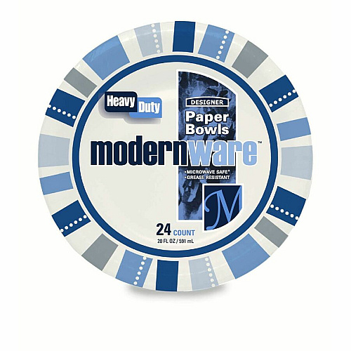 ModernWare Designer 20 oz Paper Bowls (DB20MW012)