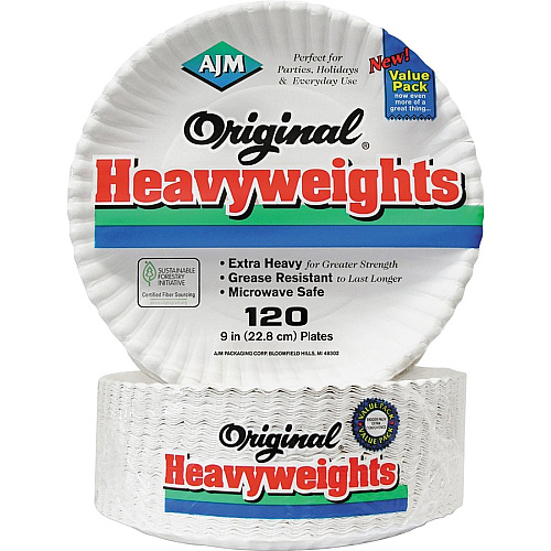 AJM 9" Original Heavyweight Plates (OH9AJBXWH)