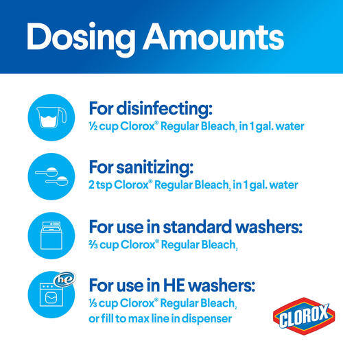 Clorox Disinfecting Bleach, Regular