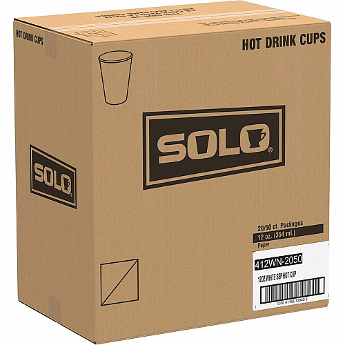 SOLO 12 oz Disposable Hot Cups (412WN2050)