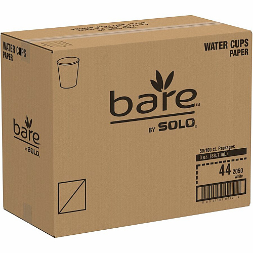 SOLO 3 oz Treated Paper Water Cups (442050CT)