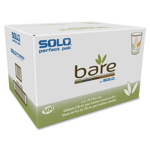 Solo Jazz Design Waxed Paper Cold Cups