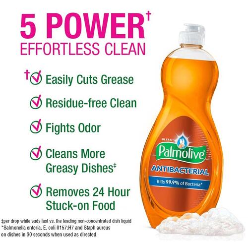 Palmolive Ultra Liquid Dish Soap - Antibacterial - 20 fl. oz. Bottle (04232)