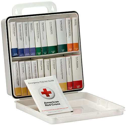 First Aid Only 50-Person Unitized Plastic First Aid Kit - ANSI Compliant (90601)