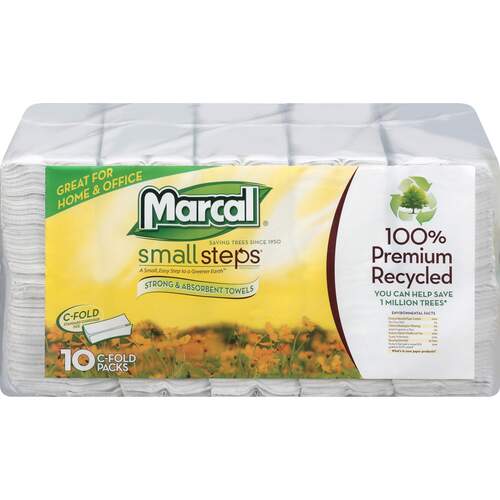 Marcal Pro 100% Recycled, C-Fold Paper Towels