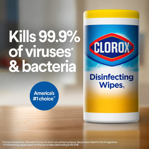 Clorox Disinfecting Wipes Value Pack, Bleach-Free Cleaning Wipes