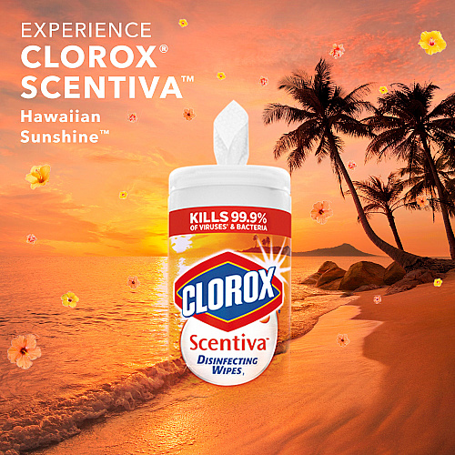 Clorox Scentiva Disinfecting Wipes (31632)