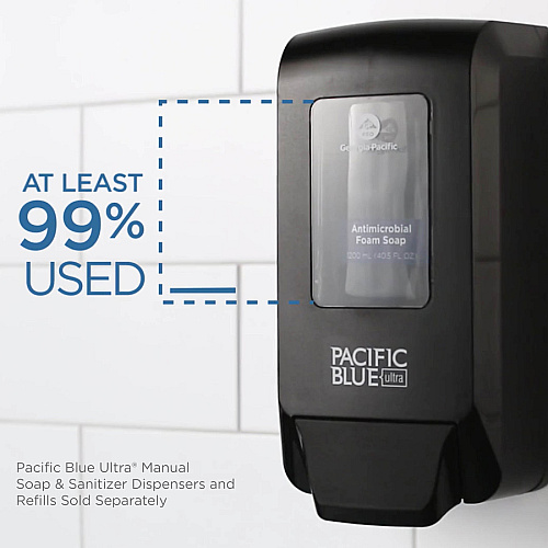 Pacific Blue Ultra Foaming Hand Soap/Hand Sanitizer Wall-Mounted Manual Dispenser (53058)