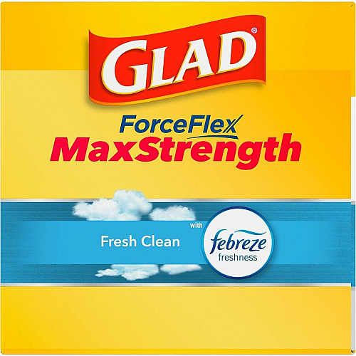 Glad ForceFlex MaxStrength X-Large Kitchen Drawstring Trash Bags (78913)