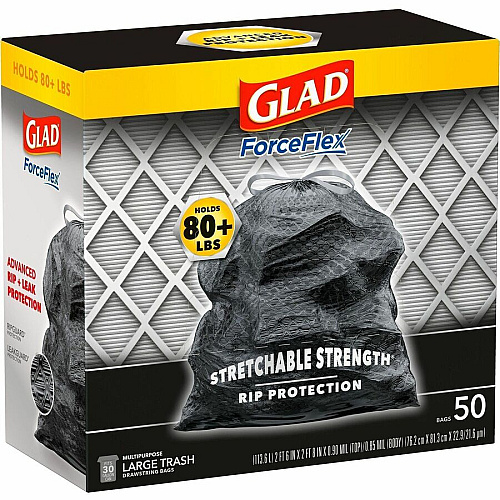 Glad ForceFlexPlus Drawstring Large Trash Bags (78997)