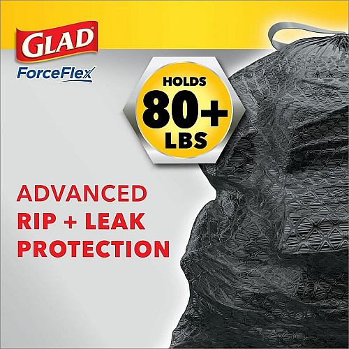Glad ForceFlexPlus Drawstring Large Trash Bags (78997)