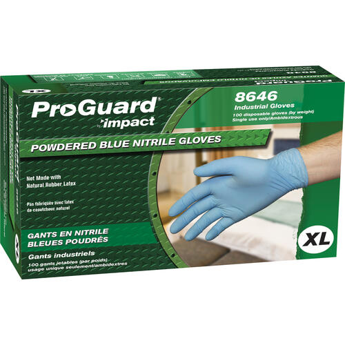 ProGuard General-purpose Disposable Nitrile Gloves (8646XLCT)