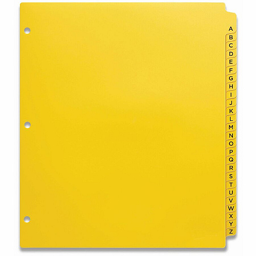 Avery Heavy-Duty Plastic A-Z Industrial Dividers (23081)