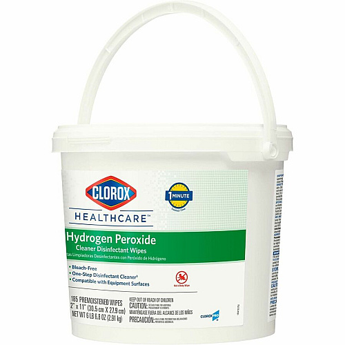 Clorox Healthcare Hydrogen Peroxide Cleaner Disinfectant Wipes (30826)