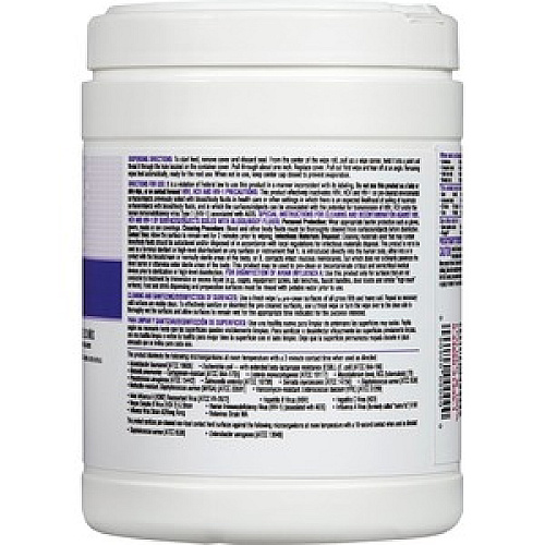 Clorox Healthcare Quat Alcohol Cleaner Disinfectant Wipes