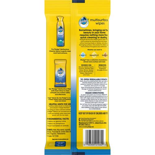 Pledge Multi Surface Cleaner Wipes