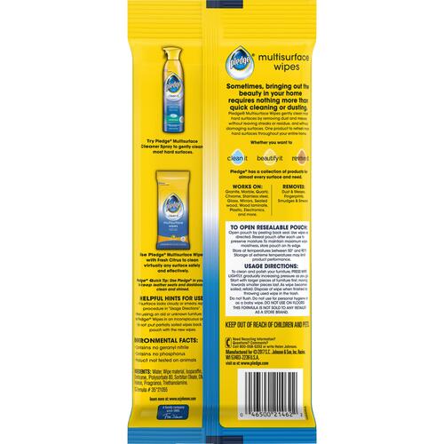 Pledge Multi Surface Cleaner Wipes