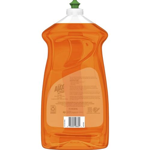 Ajax Triple Action Orange Dish Liquid - 90 fl. oz. Bottle (49874)
