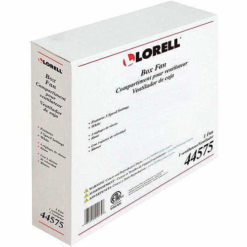 Lorell 3-speed Box Fan (44575)