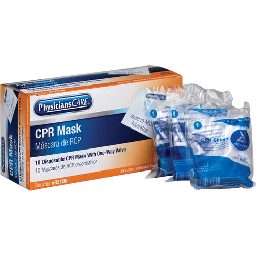 First Aid Only Disposable Barrier CPR Mask (92100)
