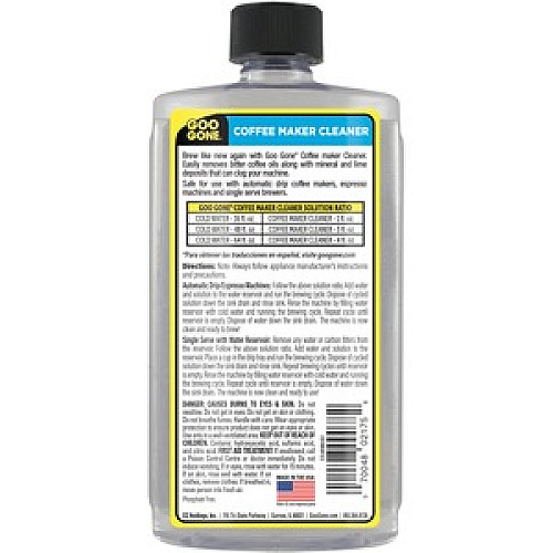 Goo Gone Coffee Maker Cleaner