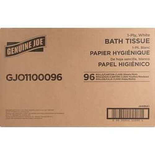 Genuine Joe 1-ply Bath Tissue