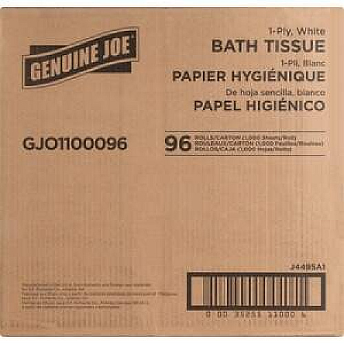 Genuine Joe 1-ply Bath Tissue