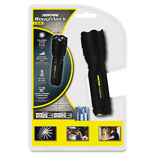 Rayovac RoughNeck 3AAA LED Tactical Flashlight (RN3AAABA)