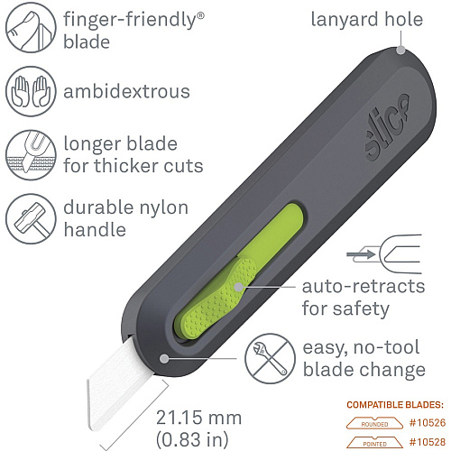 slice Auto Retract Utility Knife (10554)