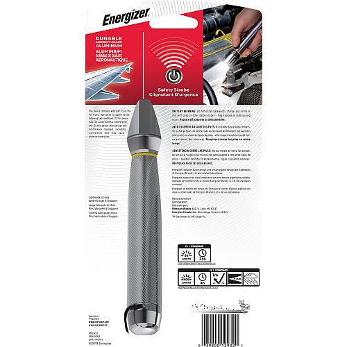 Energizer Vision HD Performance Metal Flashlight with Digital Focus (EPMZH21E)