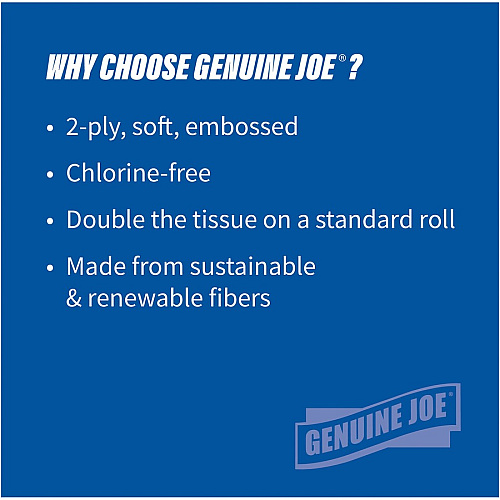Genuine Joe Solutions Double Capacity Bath Tissue (91000PL)