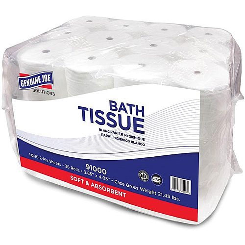 Genuine Joe Solutions Double Capacity Bath Tissue (91000PL)
