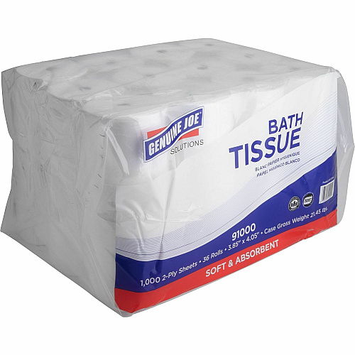 Genuine Joe Solutions Double Capacity Bath Tissue (91000PL)