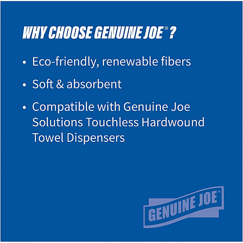 Genuine Joe Solutions Hardwound Paper Towels (96850PL)