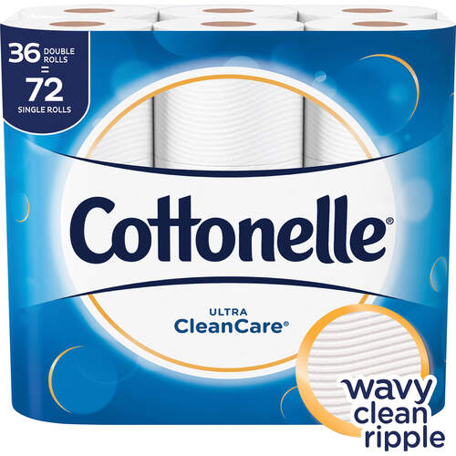 Cottonelle Ultra CleanCare Toilet Paper - Double Rolls