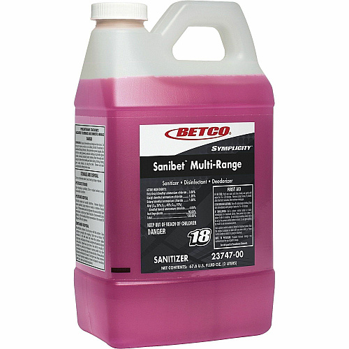 Betco Symplicity FastDraw 18 Sanibet MultiRange Sanitizer (2374700)